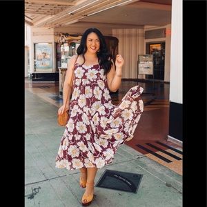 MADEWELL tier maxi dress (never worn!)